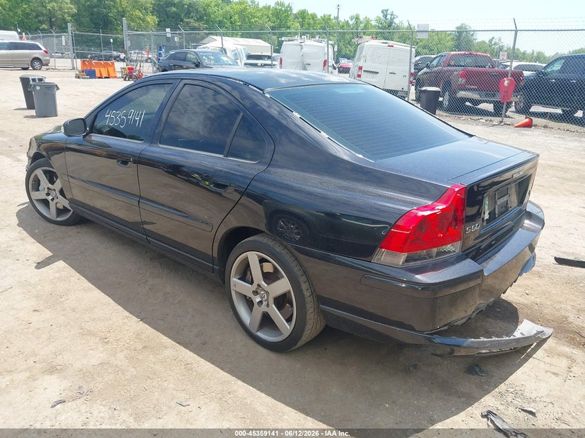 2007 Volvo S60 VIN YV1RH527X72614697 IAAI salvage auction — FRONT & REAR, Salvage - Greater Than 75% (Maryland), sold $250 on 2026-07-11 (photo 3)