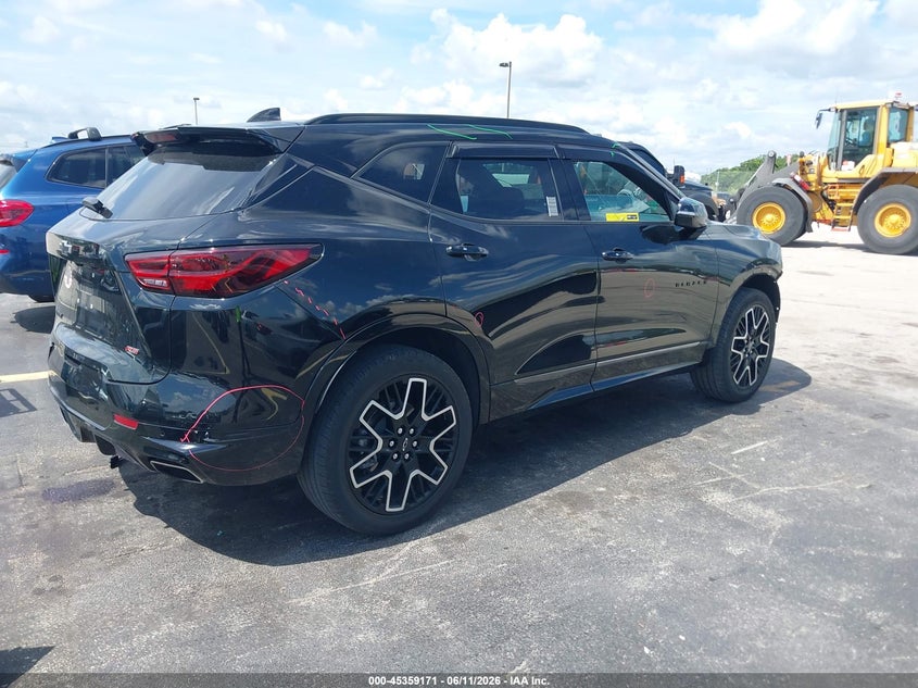 2023 Chevrolet Blazer VIN 3GNKBERS0PS222486 IAAI salvage auction — FRONT END, Rebuildable (Florida), sold $7,700 on 2026-07-30 (photo 4)