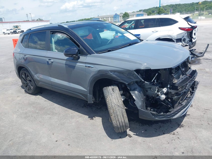 2024 Volkswagen Taos VIN 3VVVX7B27RM051113 IAAI salvage auction — FRONT END, Salvage Title, sold $3,800 on 2026-09-15 (photo 1)