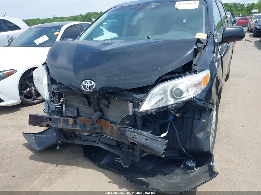 2014 Toyota Sienna VIN 5TDYK3DC3ES435330 IAAI salvage auction — FRONT END, Salvage Title, sold $1,700 on 2026-07-21 (photo 6)
