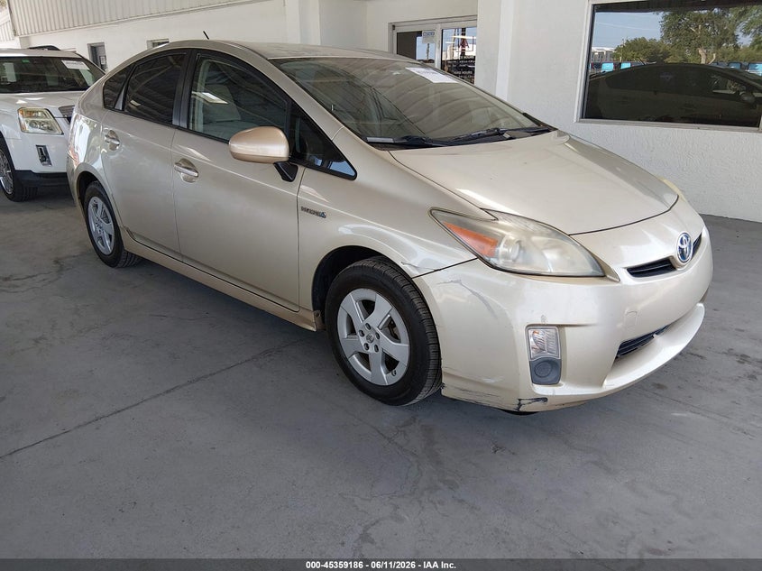 2010 Toyota Prius VIN JTDKN3DU9A0146505 IAAI salvage auction — NORMAL WEAR, Clear (Florida), sold $950 on 2026-07-08 (photo 1)