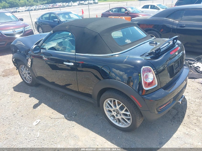 2015 Mini Roadster VIN WMWSY3C56FT595368 IAAI salvage auction — FRONT END, Clear (Tennessee), sold $1,300 on 2026-07-09 (photo 3)