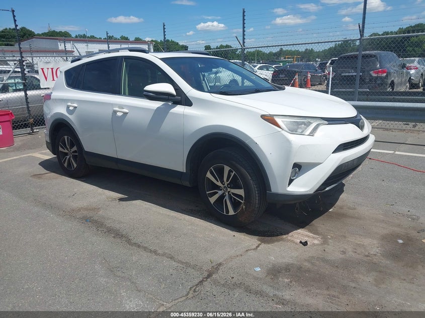 2017 Toyota Rav 4 VIN JTMRFREVXHJ704436 IAAI salvage auction — LEFT REAR, Salvage (North Carolina), sold $5,300 on 2026-07-20 (photo 1)