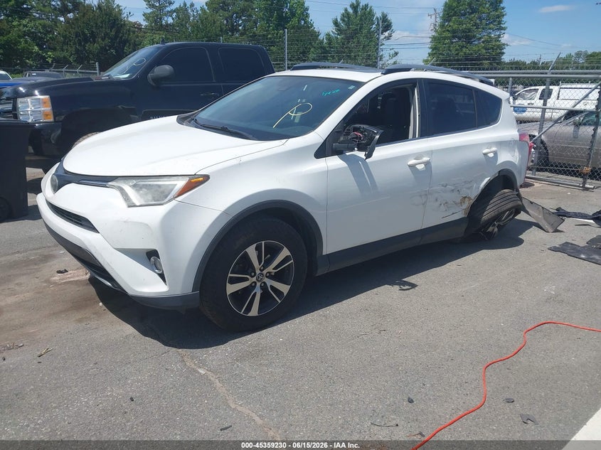2017 Toyota Rav 4 VIN JTMRFREVXHJ704436 IAAI salvage auction — LEFT REAR, Salvage (North Carolina), sold $5,300 on 2026-07-20 (photo 2)