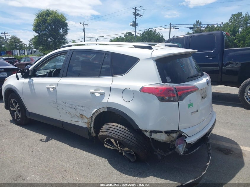 2017 Toyota Rav 4 VIN JTMRFREVXHJ704436 IAAI salvage auction — LEFT REAR, Salvage (North Carolina), sold $5,300 on 2026-07-20 (photo 3)
