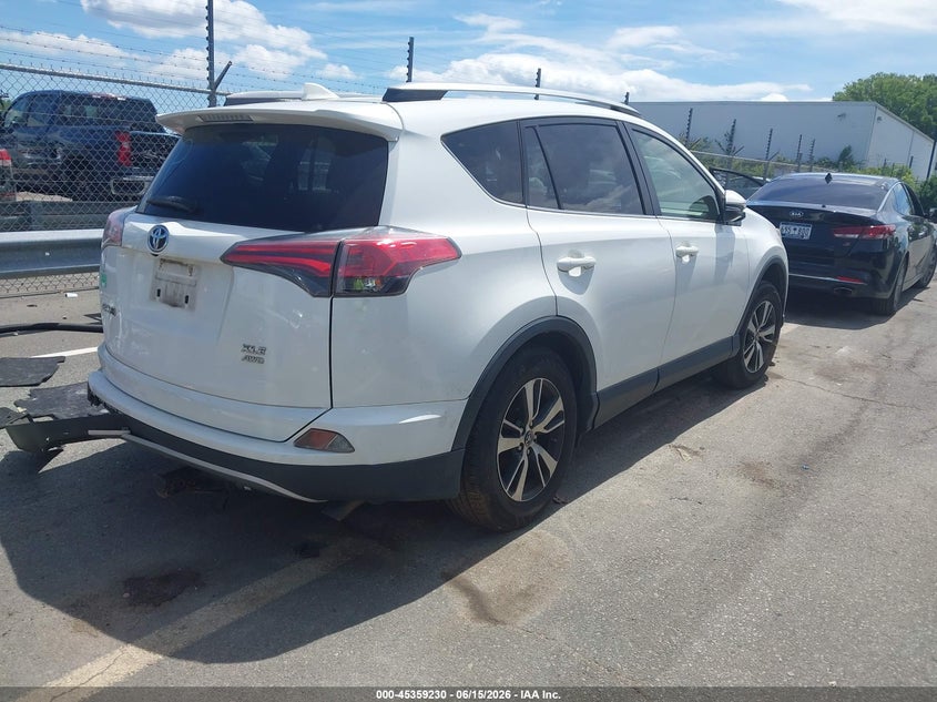 2017 Toyota Rav 4 VIN JTMRFREVXHJ704436 IAAI salvage auction — LEFT REAR, Salvage (North Carolina), sold $5,300 on 2026-07-20 (photo 4)