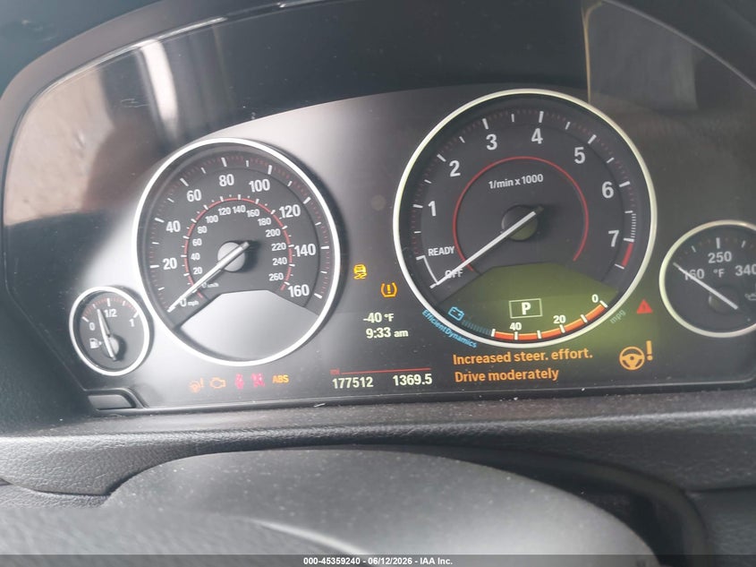 2014 BMW 3er VIN WBA3B5G56ENS08090 IAAI salvage auction — LEFT FRONT, Clear (Massachusetts), sold $400 on 2026-07-10 (photo 7)