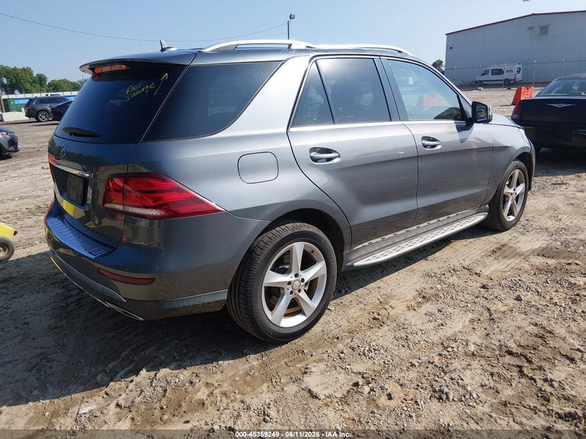 2017 Mercedes-benz Gle VIN 4JGDA5JB8HA837687 IAAI salvage auction — ROOF, Salvage (Georgia), sold $5,500 on 2026-07-17 (photo 4)