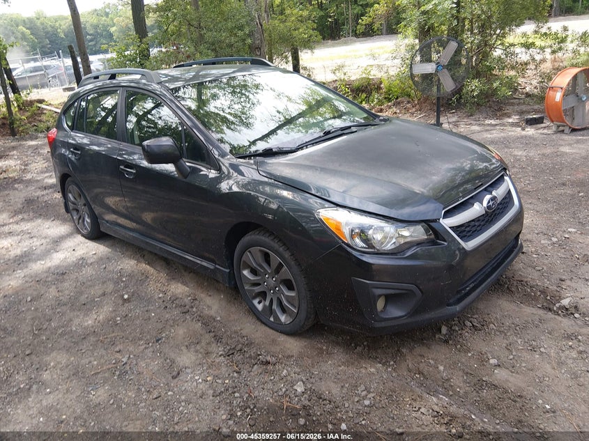 2012 Subaru Impreza VIN JF1GPAL65CH201386 IAAI salvage auction — NORMAL WEAR, Clear (Pennsylvania), sold $500 on 2026-07-07 (photo 1)