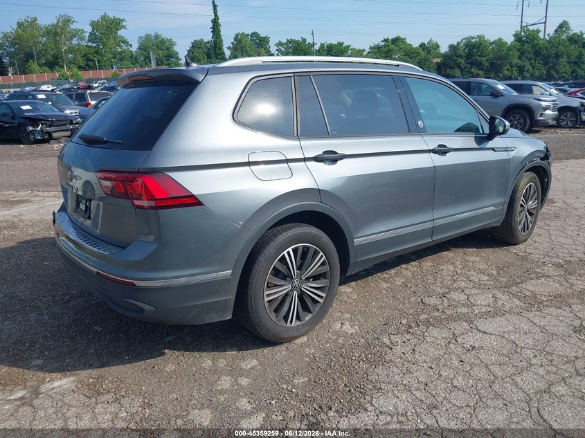 2024 Volkswagen Tiguan VIN 3VVTB7AX9RM232555 IAAI salvage auction — FRONT END, Salvage Title, sold $6,300 on 2026-07-19 (photo 4)