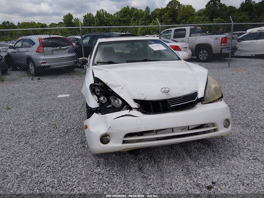 2005 Lexus Es 330 VIN JTHBA30G255120170 IAAI salvage auction — FRONT END, Salvage (Alabama), sold $225 on 2026-07-09 (photo 6)