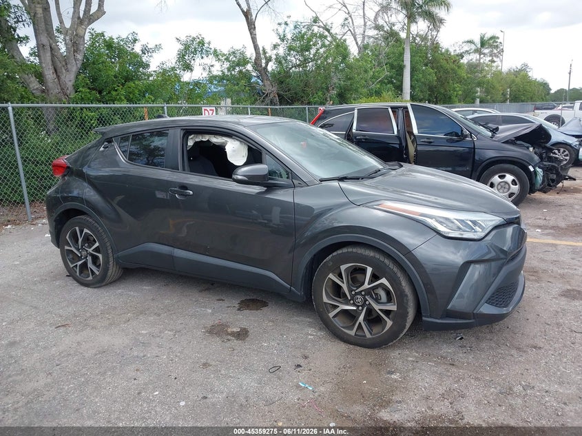 2022 Toyota C-hr VIN NMTKHMBX4NR146097 IAAI salvage auction — LEFT SIDE, Salvage Title, sold $7,750 on 2026-07-13 (photo 1)