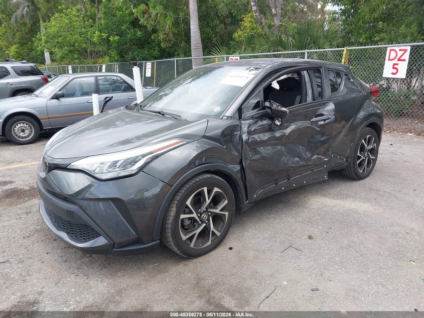 2022 Toyota C-hr VIN NMTKHMBX4NR146097 IAAI salvage auction — LEFT SIDE, Salvage Title, sold $7,750 on 2026-07-13 (photo 2)