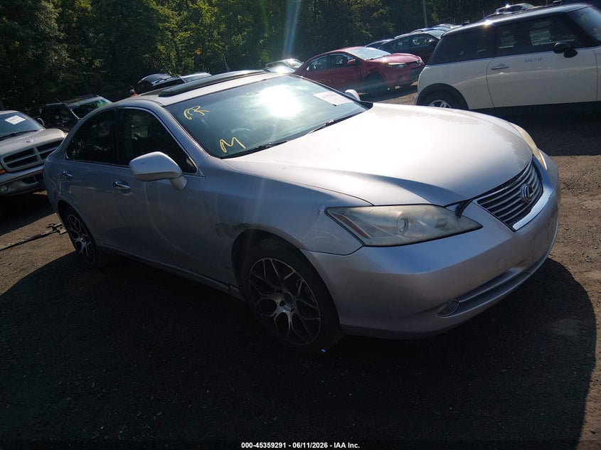 2007 Lexus ES VIN JTHBJ46G572022820 IAAI salvage auction — NORMAL WEAR, Clear (Virginia), sold $1,100 on 2026-07-08 (photo 1)