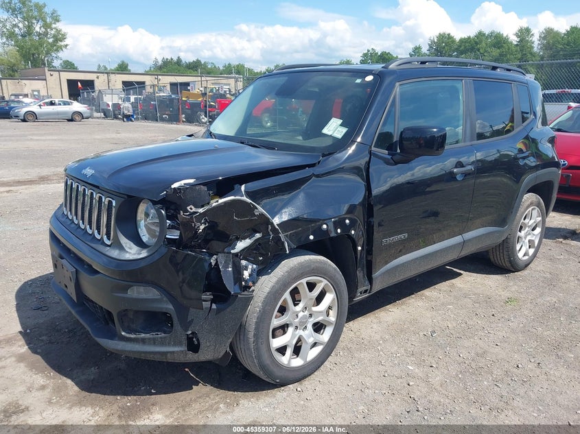 2017 Jeep Renegade VIN ZACCJBBB5HPF49395 IAAI salvage auction — FRONT END, Mv-907A (New York), sold $1,300 on 2026-07-09 (photo 2)