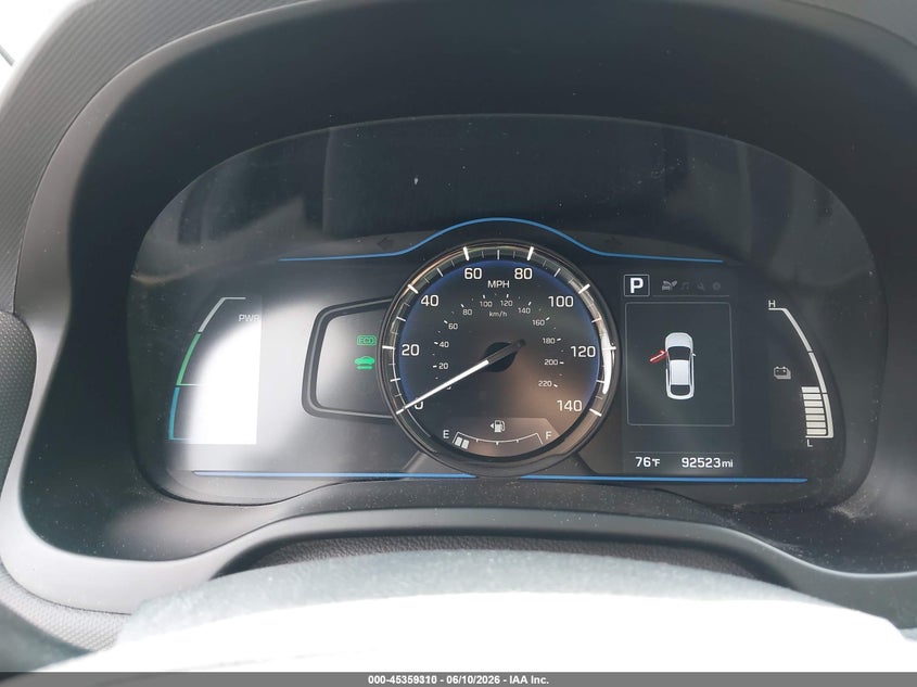 2019 Hyundai Ioniq hybrid VIN KMHC65LC9KU107974 IAAI salvage auction — NORMAL WEAR, SF97 (Virginia), sold $7,800 on 2026-07-22 (photo 7)