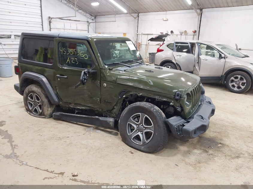 2023 Jeep Wrangler / VIN 1C4HJXAG2PW602555 IAAI salvage auction — RIGHT SIDE, Salvage (Pennsylvania), sold $7,700 on 2026-07-30 (photo 1)