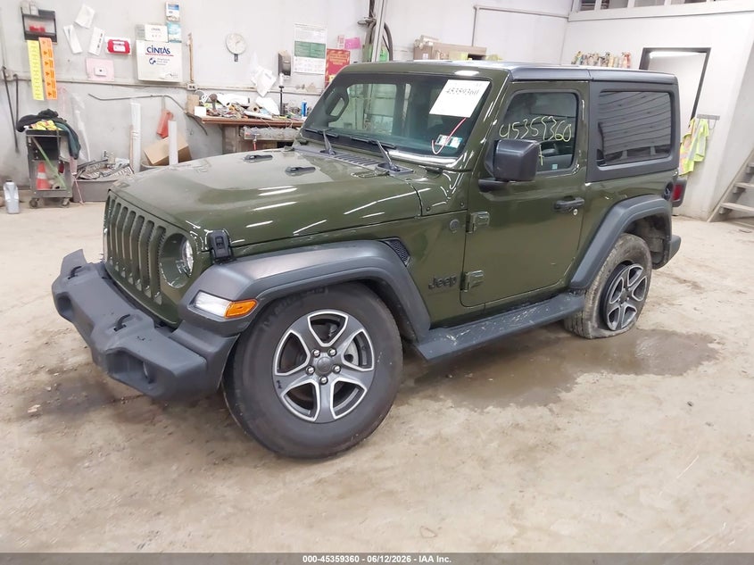 2023 Jeep Wrangler / VIN 1C4HJXAG2PW602555 IAAI salvage auction — RIGHT SIDE, Salvage (Pennsylvania), sold $7,700 on 2026-07-30 (photo 2)