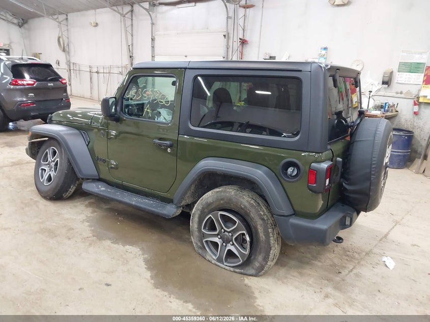 2023 Jeep Wrangler / VIN 1C4HJXAG2PW602555 IAAI salvage auction — RIGHT SIDE, Salvage (Pennsylvania), sold $7,700 on 2026-07-30 (photo 3)