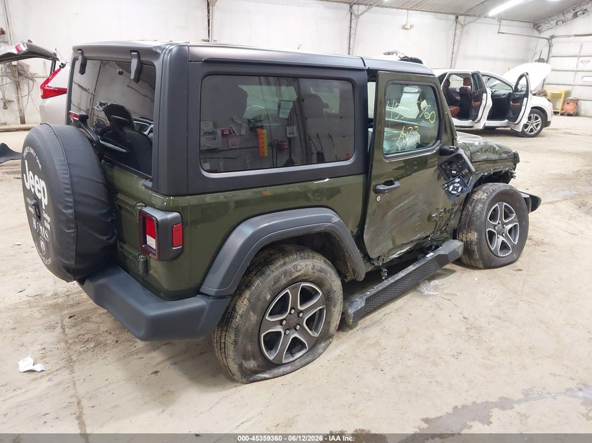 2023 Jeep Wrangler / VIN 1C4HJXAG2PW602555 IAAI salvage auction — RIGHT SIDE, Salvage (Pennsylvania), sold $7,700 on 2026-07-30 (photo 4)