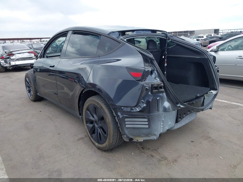 2025 Tesla Model y VIN 7SAYGDED8SF269260 IAAI salvage auction — FRONT END, Salvage (Arizona), sold $10,900 on 2026-07-21 (photo 3)