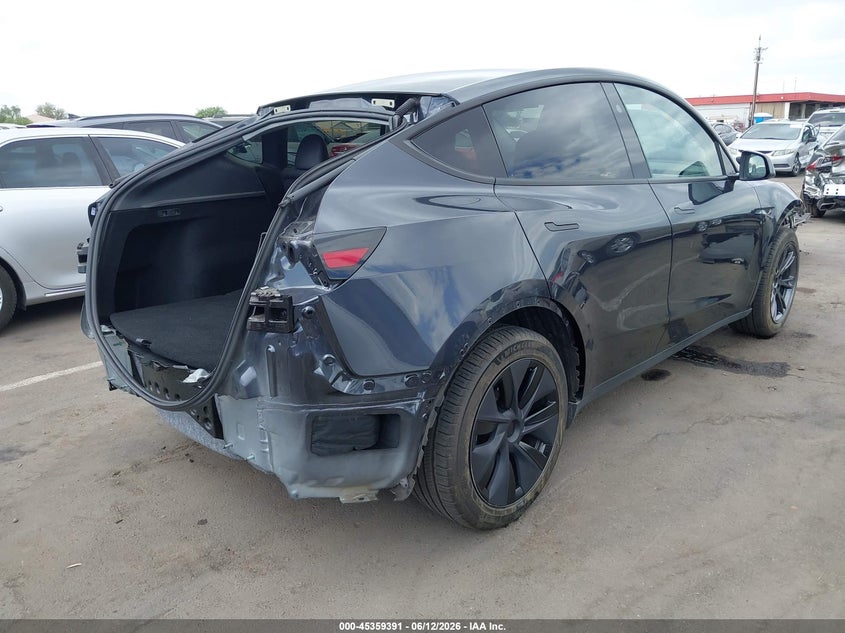 2025 Tesla Model y VIN 7SAYGDED8SF269260 IAAI salvage auction — FRONT END, Salvage (Arizona), sold $10,900 on 2026-07-21 (photo 4)
