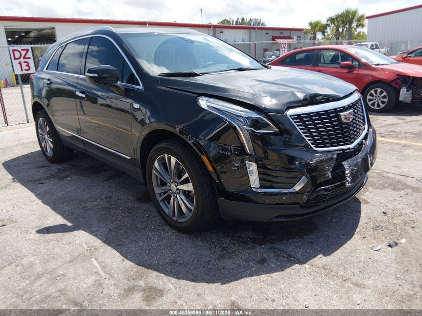 2025 Cadillac Xt5 VIN 1GYKNAR47SZ136396 IAAI salvage auction — FRONT END, Salvage Title, sold $12,075 on 2026-07-29 (photo 1)