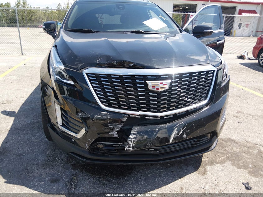 2025 Cadillac Xt5 VIN 1GYKNAR47SZ136396 IAAI salvage auction — FRONT END, Salvage Title, sold $12,075 on 2026-07-29 (photo 6)