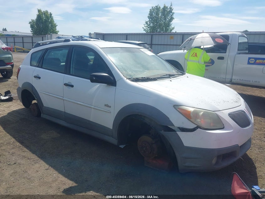 2005 Pontiac Vibe VIN 5Y2SL63835Z464312 IAAI salvage auction — NORMAL WEAR, Clear (Idaho), sold $150 on 2026-07-28 (photo 1)