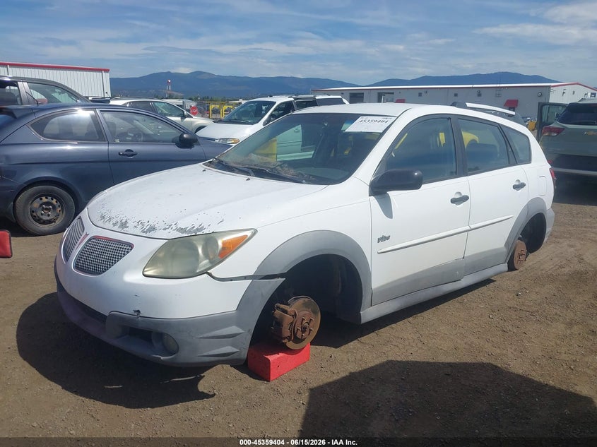 2005 Pontiac Vibe VIN 5Y2SL63835Z464312 IAAI salvage auction — NORMAL WEAR, Clear (Idaho), sold $150 on 2026-07-28 (photo 2)