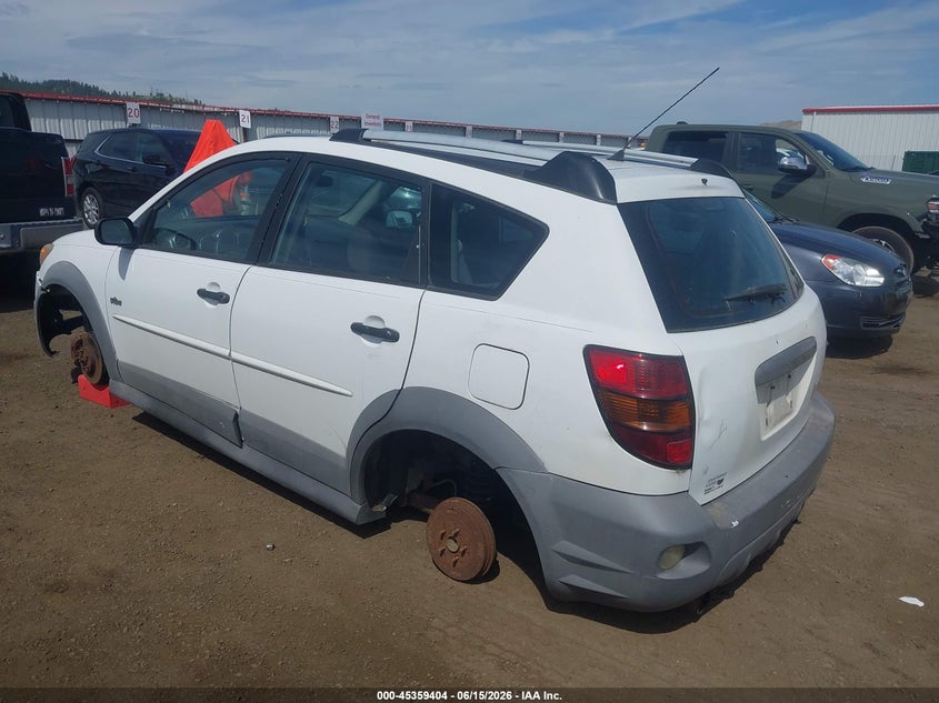 2005 Pontiac Vibe VIN 5Y2SL63835Z464312 IAAI salvage auction — NORMAL WEAR, Clear (Idaho), sold $150 on 2026-07-28 (photo 3)