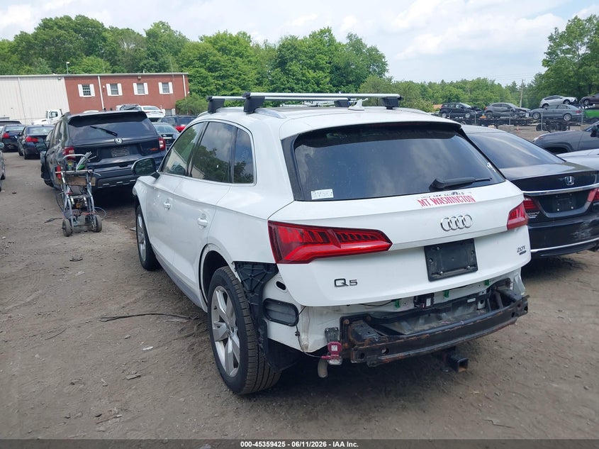 2018 Audi Q5 VIN WA1BNAFY5J2248144 IAAI salvage auction — FRONT & REAR, Salvage Title, sold $9,000 on 2026-07-24 (photo 3)