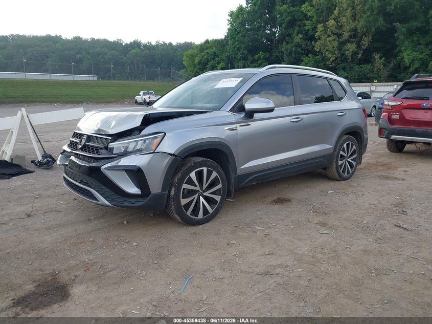 2024 Volkswagen Taos VIN 3VVEX7B21RM089159 IAAI salvage auction — FRONT END, Clear (Tennessee), sold $7,300 on 2026-07-22 (photo 2)