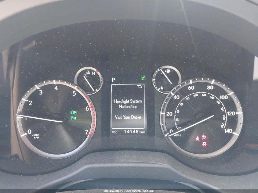2023 Lexus Gx VIN JTJAM7BX8P5383983 IAAI salvage auction — FRONT END, Salvage Title, sold $15,100 on 2026-07-28 (photo 7)