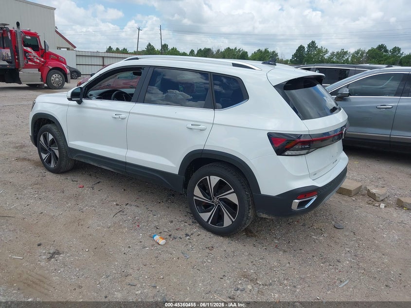 2026 Volkswagen Taos VIN 3VVUC7B20TM048469 IAAI salvage auction — LEFT SIDE, Enterprise Vehicles Clear Only (Colorado), sold $17,300 on 2026-07-09 (photo 3)