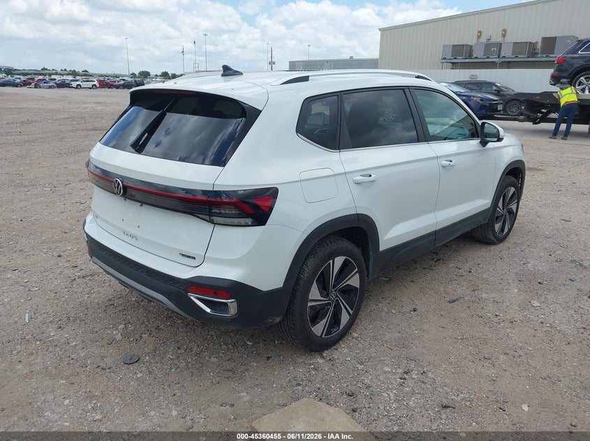 2026 Volkswagen Taos VIN 3VVUC7B20TM048469 IAAI salvage auction — LEFT SIDE, Enterprise Vehicles Clear Only (Colorado), sold $17,300 on 2026-07-09 (photo 4)