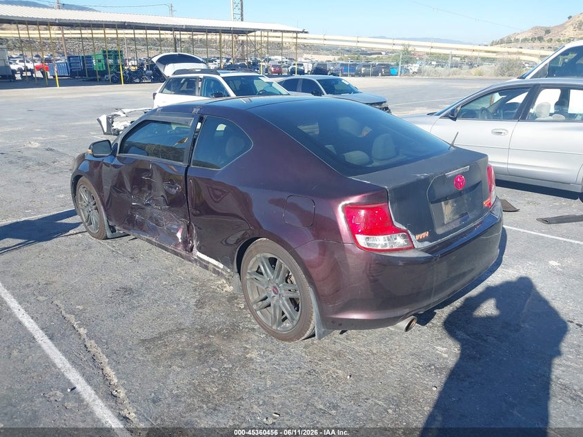 2013 Scion Tc VIN JTKJF5C74D3053094 IAAI salvage auction — LEFT SIDE, Salvage Title, sold $725 on 2026-07-22 (photo 3)