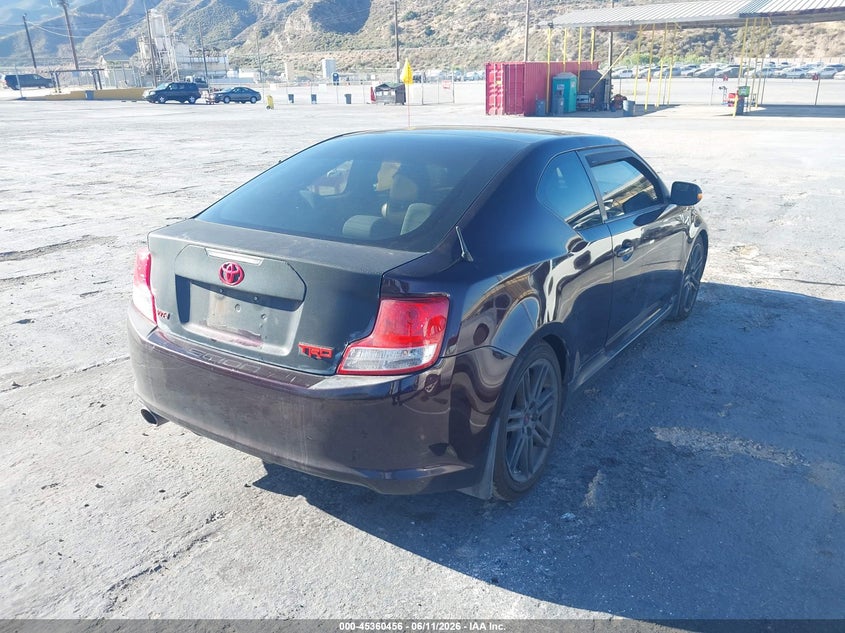 2013 Scion Tc VIN JTKJF5C74D3053094 IAAI salvage auction — LEFT SIDE, Salvage Title, sold $725 on 2026-07-22 (photo 4)
