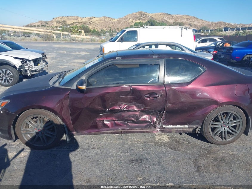 2013 Scion Tc VIN JTKJF5C74D3053094 IAAI salvage auction — LEFT SIDE, Salvage Title, sold $725 on 2026-07-22 (photo 6)