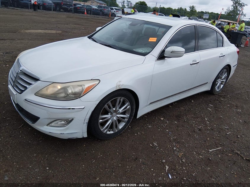2012 Hyundai Genesis VIN KMHGC4DF6CU163868 IAAI salvage auction — RIGHT SIDE, Salvage (Ohio), sold $325 on 2026-07-16 (photo 2)
