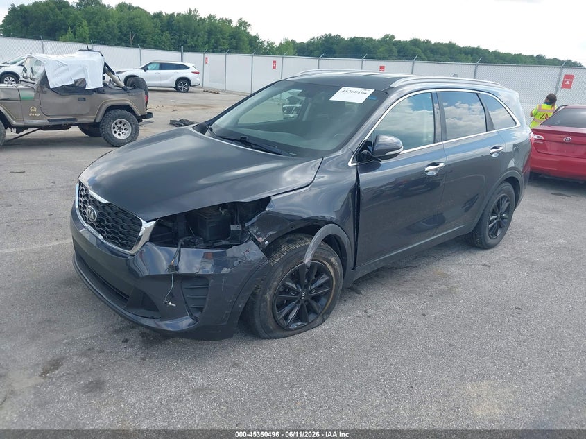 2019 Kia Sorento VIN 5XYPG4A3XKG441819 IAAI salvage auction — FRONT END, Salvage Title, sold $2,200 on 2026-08-02 (photo 2)