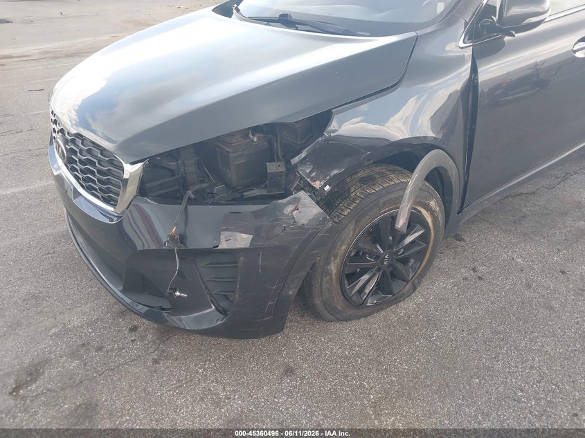2019 Kia Sorento VIN 5XYPG4A3XKG441819 IAAI salvage auction — FRONT END, Salvage Title, sold $2,200 on 2026-08-02 (photo 6)