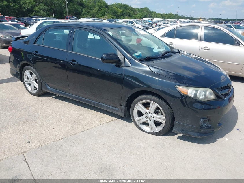 2013 Toyota Corolla VIN 5YFBU4EE3DP145103 IAAI salvage auction — NORMAL WEAR, Original (Texas), sold $4,150 on 2026-07-29 (photo 1)