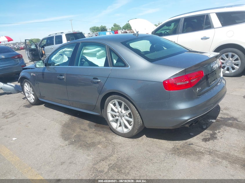 2015 Audi A4 VIN WAUFFAFL8FA081099 IAAI salvage auction — FRONT END, Salvage Title, sold $1,050 on 2026-08-06 (photo 3)