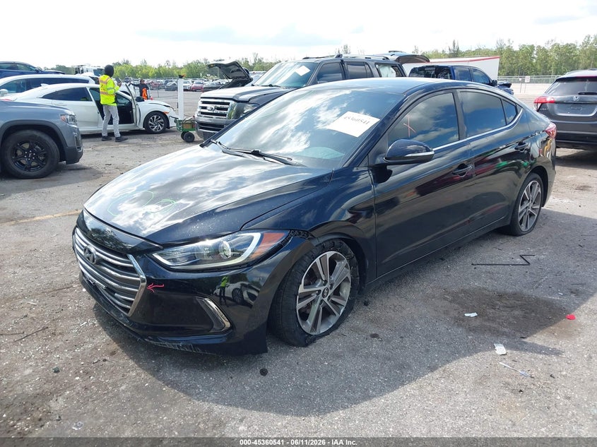 2018 Hyundai Elantra VIN KMHD84LF2JU574249 IAAI salvage auction — SIDE, Rebuildable (Florida), sold $3,000 on 2026-07-20 (photo 2)