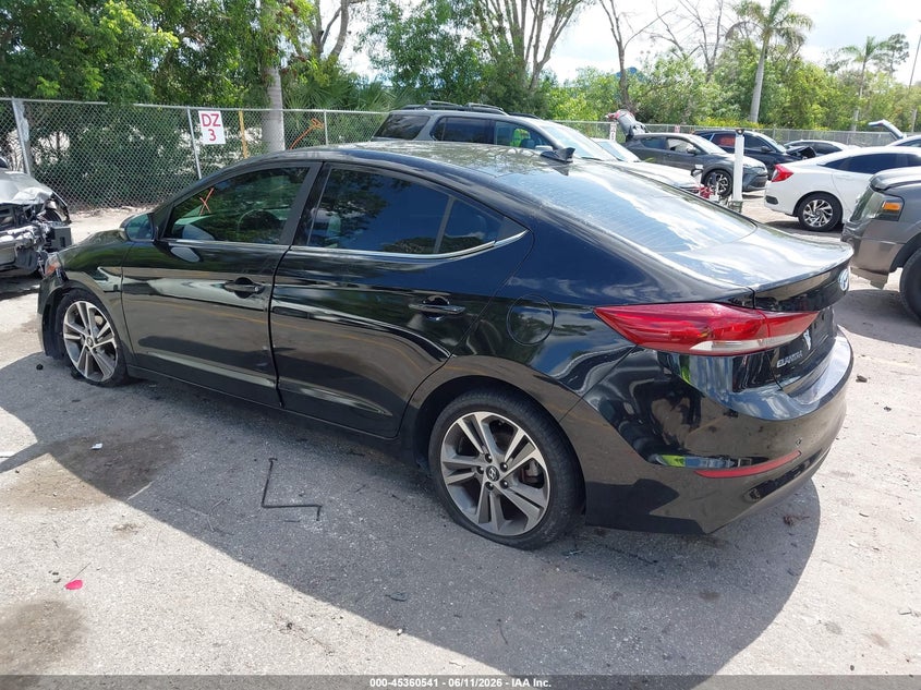 2018 Hyundai Elantra VIN KMHD84LF2JU574249 IAAI salvage auction — SIDE, Rebuildable (Florida), sold $3,000 on 2026-07-20 (photo 3)
