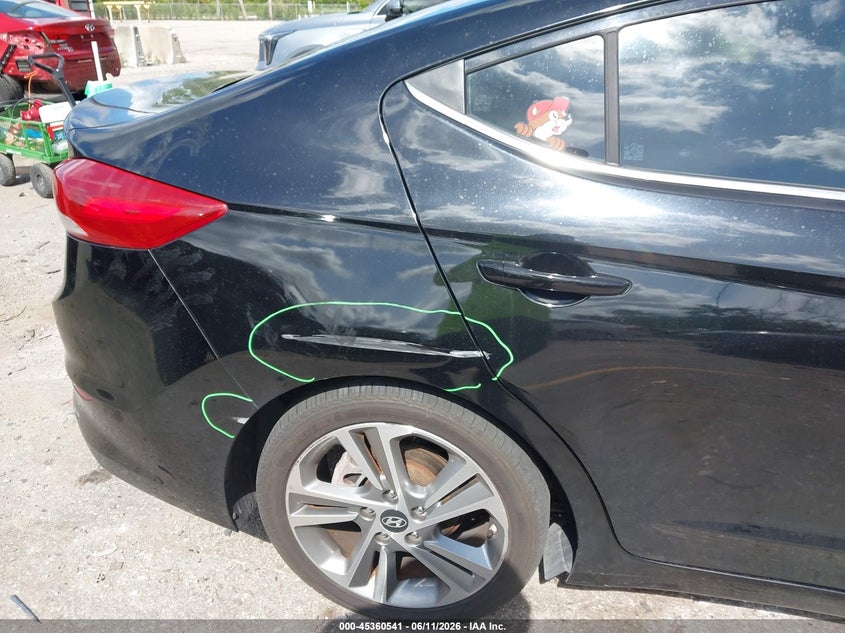 2018 Hyundai Elantra VIN KMHD84LF2JU574249 IAAI salvage auction — SIDE, Rebuildable (Florida), sold $3,000 on 2026-07-20 (photo 6)