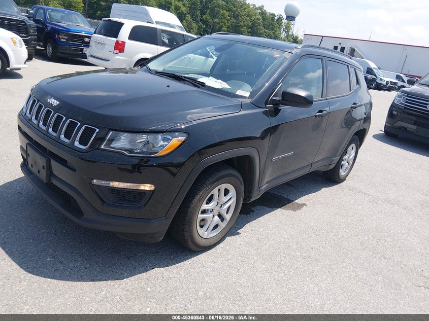 2018 Jeep Compass VIN 3C4NJCABXJT357839 IAAI salvage auction — NORMAL WEAR, SF97 (Maryland), sold $325 on 2026-07-21 (photo 2)