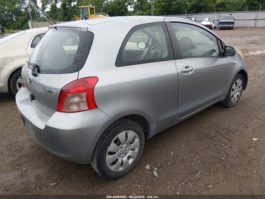 2007 Toyota Yaris VIN JTDJT923175056324 IAAI salvage auction — FRONT & REAR, Salvage (Ohio), sold $100 on 2026-07-23 (photo 4)