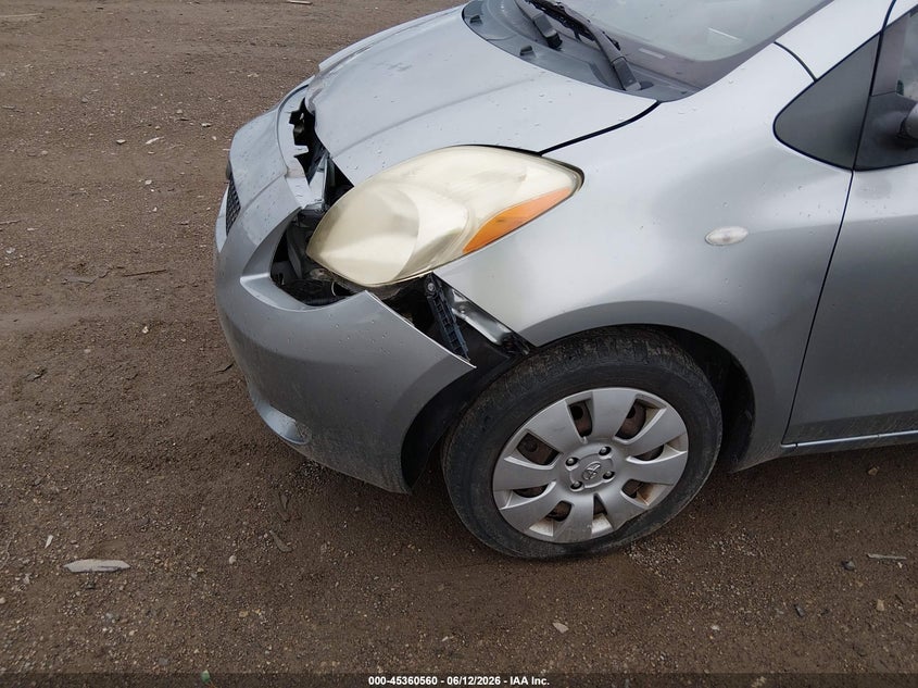 2007 Toyota Yaris VIN JTDJT923175056324 IAAI salvage auction — FRONT & REAR, Salvage (Ohio), sold $100 on 2026-07-23 (photo 6)